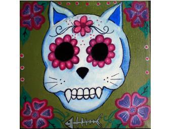 Set of 6 Dia de los Muertos Mini Prints by Natasha Blue