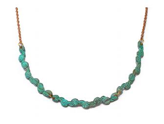 Ila necklace - brass leaves by We Dream in Colour