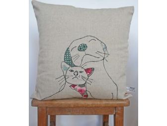 Applique Pillow by Naughty Dog (your choice of design)