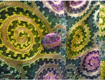 Chico's Women's Embroidered Silk Jacket - size large