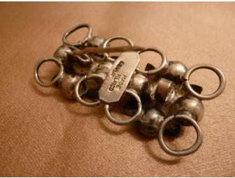 Sterling Silver Flower Brooch