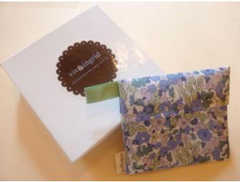 Sterling Silver Teardrop Hoop Earrings (by viv&ingrid)