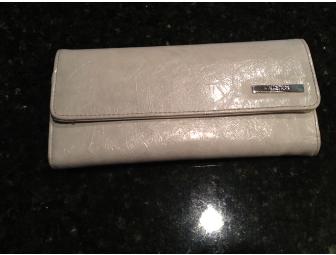 Kenneth Cole gray leather wallet