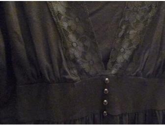 Women's black shirt with lace detailing (by J.T.B.) - new with tags