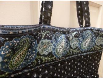 Vera Bradley blue paisley quilted handbag