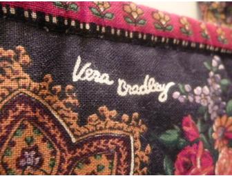 Vera Bradley red floral & paisley quilted handbag