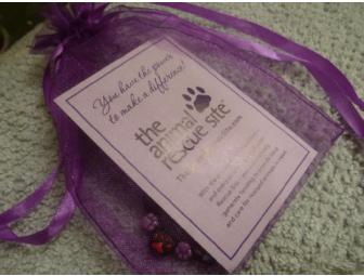 Pawprint Bracelet - handpainted beads (fair-trade)