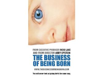 Ricki Lake Signed 'Business of Being Born' DVD, Onesie, & 'Your Best Birth' Book