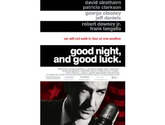 Good Night, and Good Luck Poster signed by David Strathairn