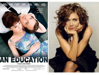 Signed 'Crazy Heart' Script & 'An Education' Poster by Maggie Gyllenhaal & Peter Sarsgaard