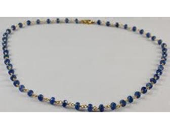 Blue Sapphire and 18K GOLD NECKLACE