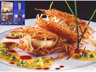 DINNER with True Blood's DENIS O'HARE & Famed Actor/Director AUSTIN PENDLETON at AUREOLE