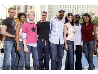 A RENT movie poster SIGNED by ADAM PASCAL and CYBELE PASCAL'S new ALLERGEN-FREE COOKBOOK