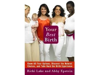 Ricki Lake Signed 'Business of Being Born' DVD, Onesie, & 'Your Best Birth' Book