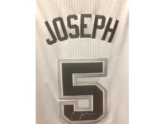 Autographed Cory Joseph Jersey