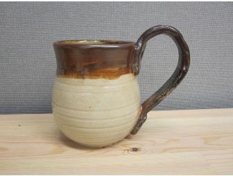 Handmade Pottery Mug and Dish Set