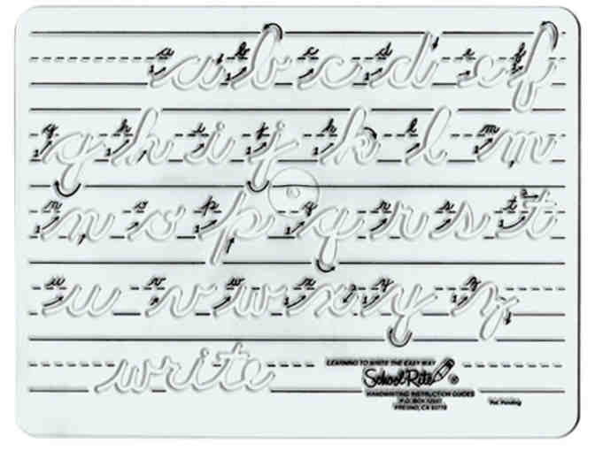 School-Rite Handwriting Instruction Guides - Cursive (Upper & Lower Case)