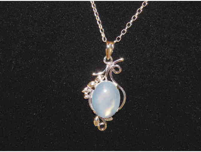 Moonstone & Sterling Silver 'Luminous Illusion' Necklace