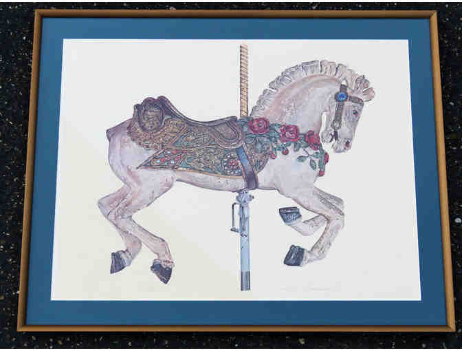 Merv Corning 'Carousel Horse' Limited Edition Print