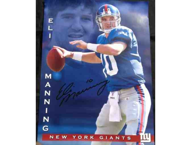 Eli Manning Pre-Autographed Lithograph Poster