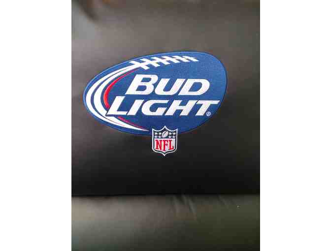 Pleather Bud Light NFL Recliner Chair with Cup Holders