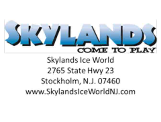 $50 Gift Certificate to Tony's Pizzeria  & Pub and 8 Public Skating Admissions at Skylands Ice World