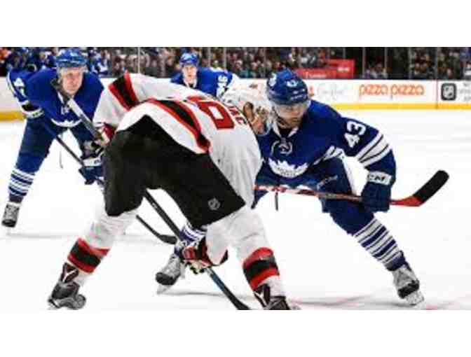 4 CLUB Tickets to NJ Devils VS Toronto Maple Leafs- April 5 with 2 parking passes.