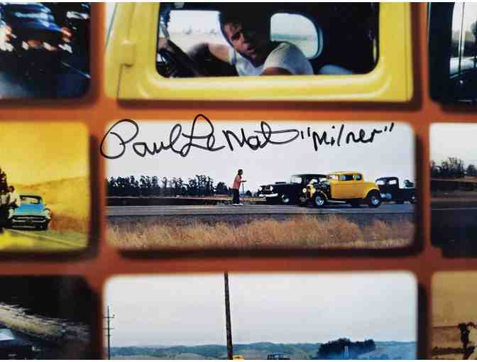 Autographed American Graffiti Photos by Harrison Ford, Paul Le Mat & Cindy Williams