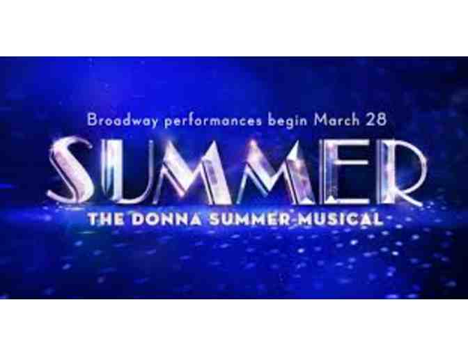 2 Tickets to  "Summer" The Donna Summer Musical on Broadway - Photo 2