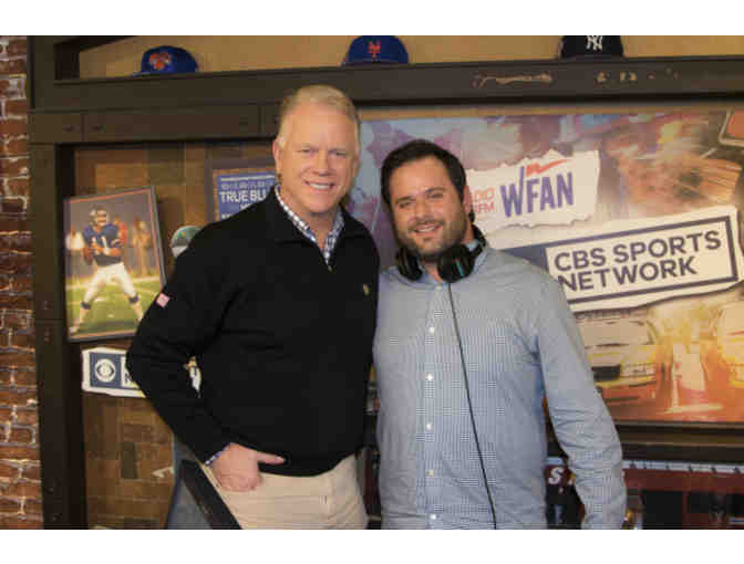 Attend a Live Broadcast of WFAN 's morning show..... Boomer & Gio