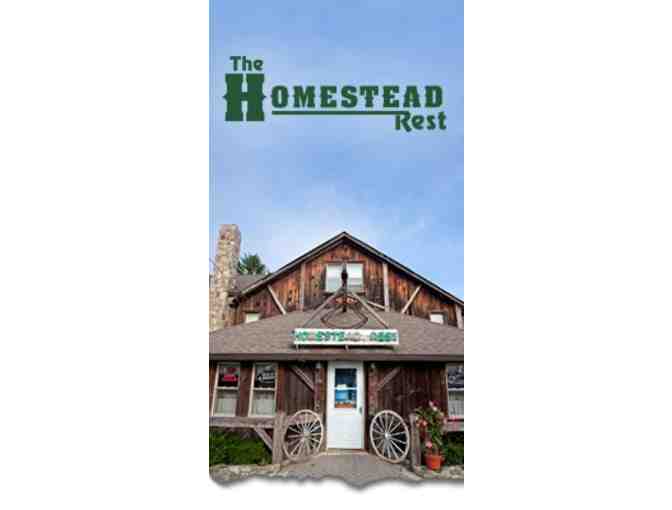 $100 Homestead Restaurant Gift Certificate and- 2 AMC Movie Passes - Photo 1