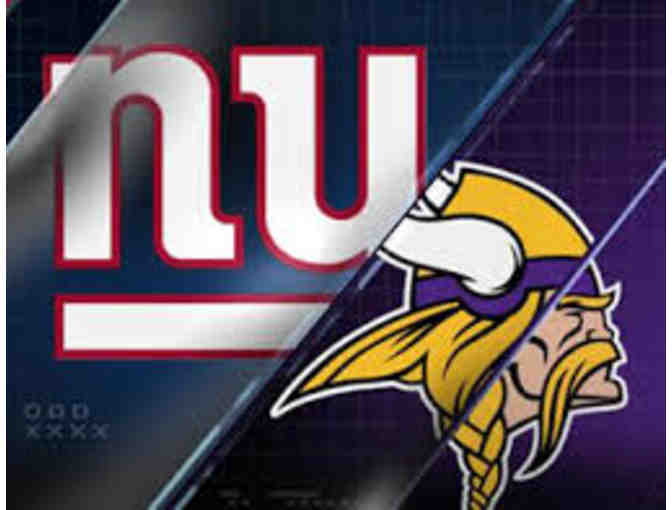 2 Tickets to NY Giants Game VS Minnesota Vikings  - Sunday 10/6/19 at 1 PM - Photo 1