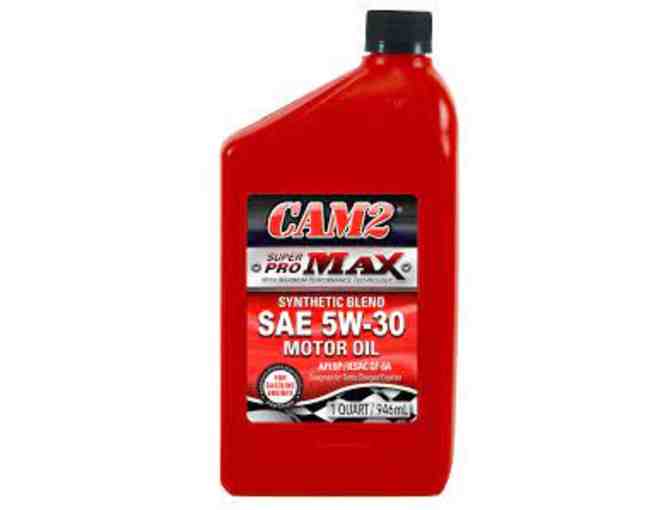 $50 GC for Full-Service Oil Change at XPress Lube and Case of Synthetic Blend Motor Oil