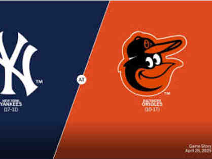 4 Great Seats (Section 315) to New York Yankees vs Baltimore Orioles on 9/27/25