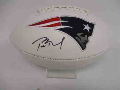 Tom Brady New England Patriots Autographed Football