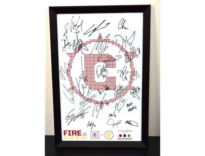 Chicago Fire Team Autographed Poster