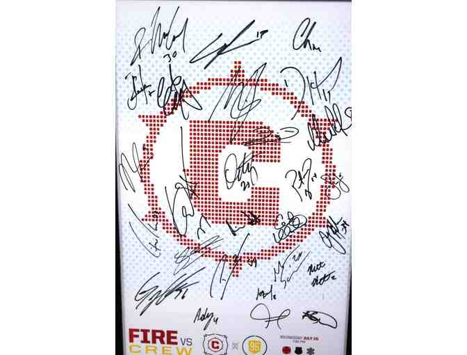 Chicago Fire Team Autographed Poster
