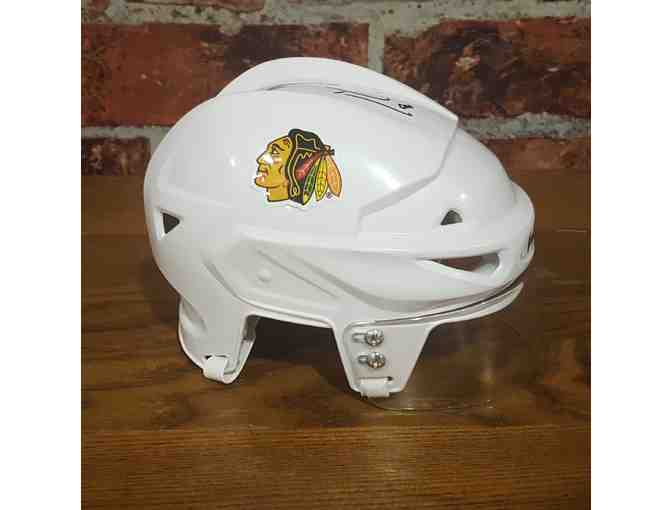 Chicago Blackhawks Marian Hossa Autographed Mini Helmet