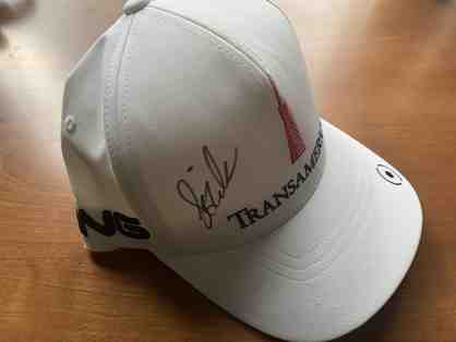 Autographed hat of Stewart Cink PGA Tour Players