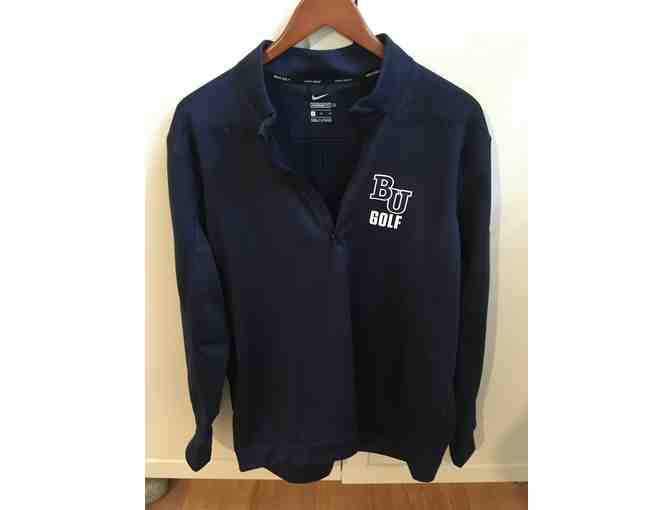 Bethel Gym Bag with XL Bethel University Tee Shirt and XL BU Long Sleeved Pullover