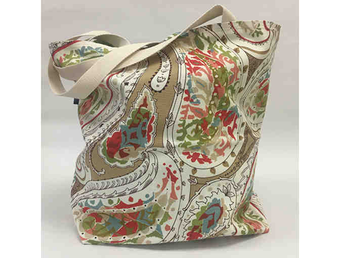 Paisley Tote Bag - Handmade & Reversible!