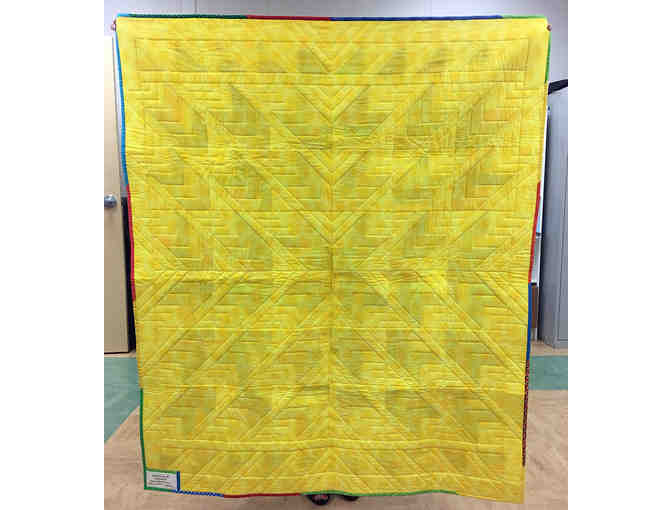 Handmade Colorful Lap Quilt