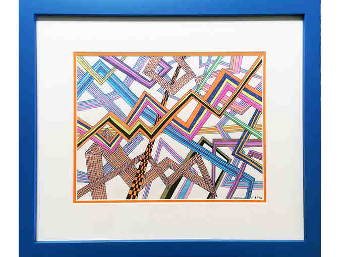 'Highway to Everywhere' by Scott Parkhurst, Pen & Ink Drawing in Frame