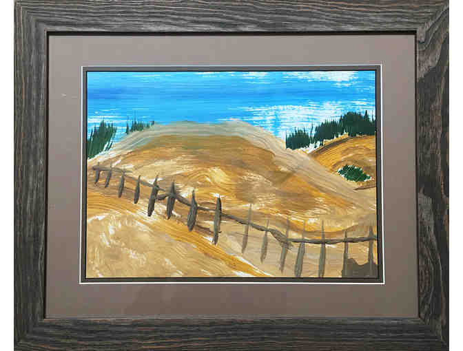 'Mendo' by Ted Echeverria, Acrylic Painting in Frame