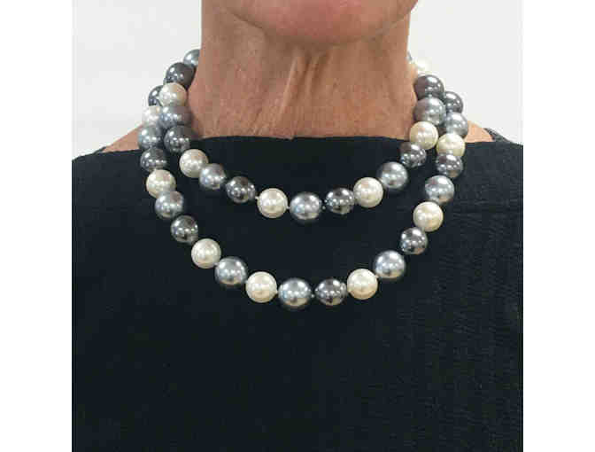 Strand of Pearlized Beads with Magnetic Beads - Get 3 looks in 1 necklace!