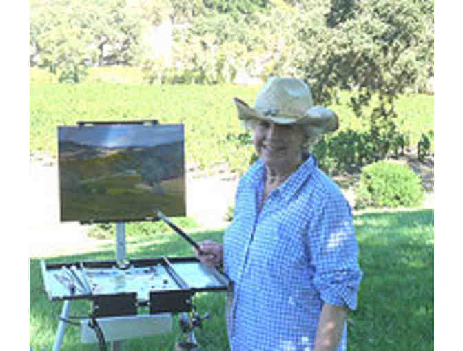 'Sweeping View' by Lissa Nicolaus, Framed Original Oil Painting on Panel