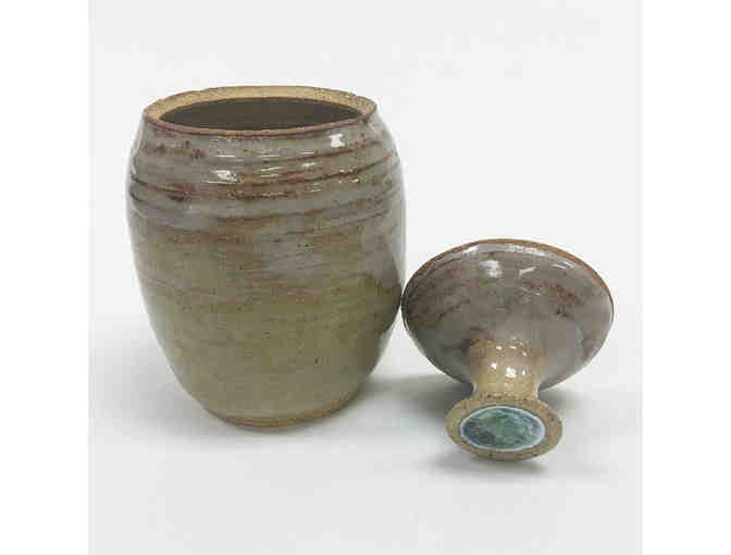 Light Stoneware Bubble Jar by David Weinstein