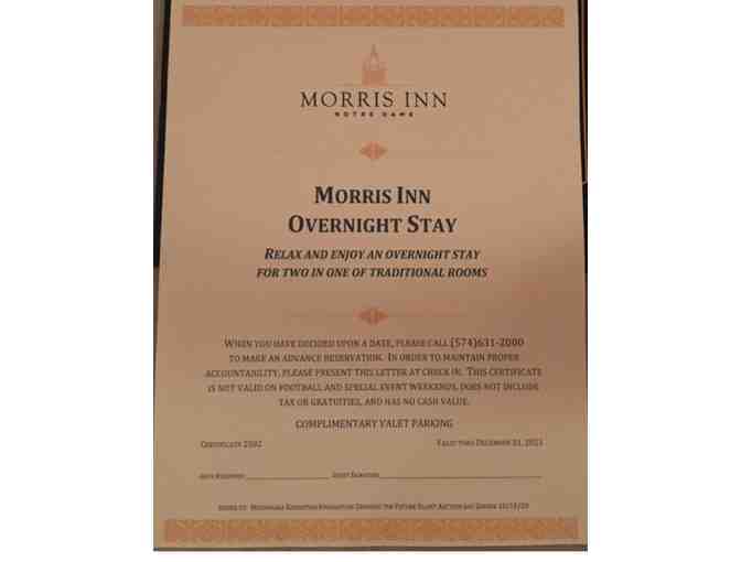 Go Irish at Morris Inn stay