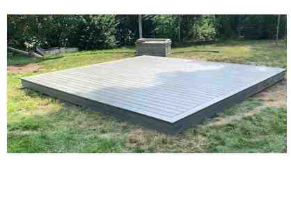 NEW 12x12 platform Backyard Deck by Valley Construction Company