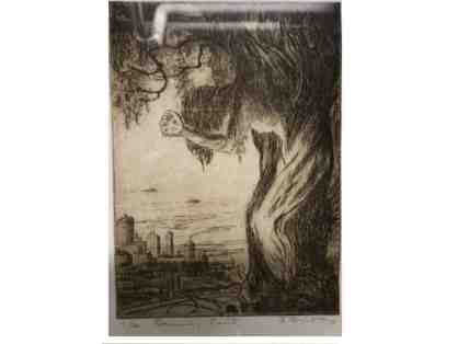 Grieving Earth - Signed Etching Reproduction